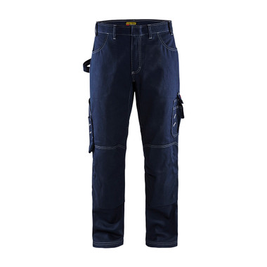 Blaklader FR Pants without Utility Pockets - Navy blue - Waist Size: 36 - Inseam: 36
