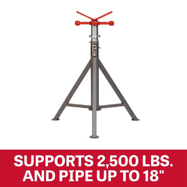 Jet Tools JT1-2402 Fixed Pipe Jack Stand w/V-Head (40pcs, crated)