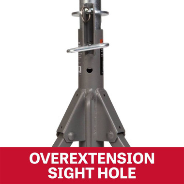 Jet Tools JT1-2404 Folding Pipe Jack Stand w/Steel Rollers (Ind. Boxed)