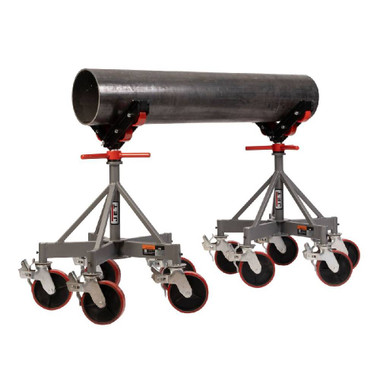 Jet Tools JT1-2405 5 Leg Pipe Jack Stand w/ Steel Rollers (Ind. Boxed)