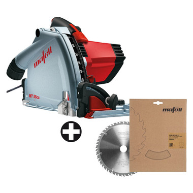 Mafell 917638 Plunge-Cut Saw Mt 55 Cc Midimax In T-Max & 49-Tooth Blade