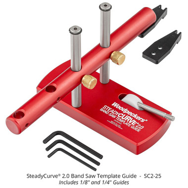 Woodpeckers WP-SC2-25 SteadyCurve 2.0 Band Saw Template Guide