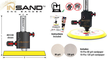 IN-SAND™ Dynamically Balanced Non-Random Orbital CNC Sander