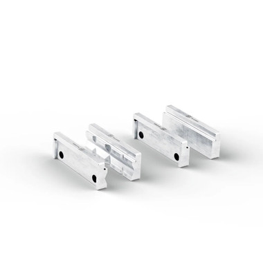 FEIN 90701010010 Pair of protective jaws set prism and blank 110 mm aluminum
