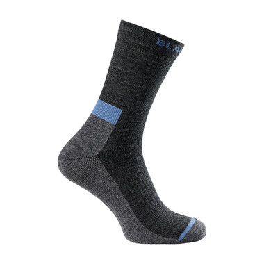 Blaklader Wool Sock Thin - Black Melange - Size: 10-12