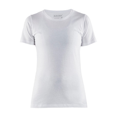 Blaklader Women's Short Sleeve T-shirt - White - Size: M
