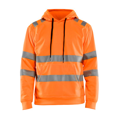 Blaklader HI-VIS Hooded Sweatshirt - Orange - Size: XL