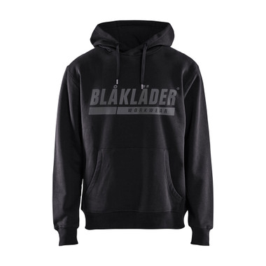 Blaklader Hooded Sweatshirt With Print - Black - Size: XXL
