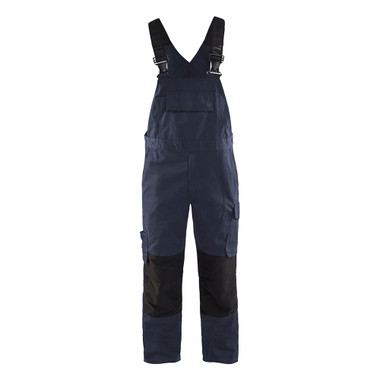 Blaklader Bib Overall With Stretch - Dark Navy/Black - Size: C48