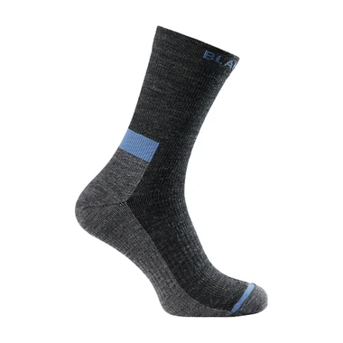 Blaklader Wool Sock Thin - Black Melange - Size: 13-15