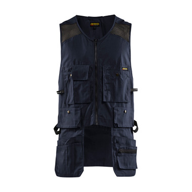Blaklader Ripstop Kangaroo Mesh Vest - Dark Navy Blue - Size: S