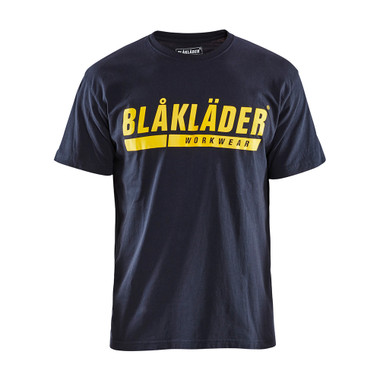 Blaklader Short Sleeve Branded T-Shirt - Dark Navy Blue - Size: M