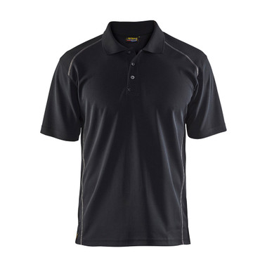 Blaklader Short Sleeve Polo Shirt - Black - Size: XL