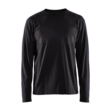 Blaklader Long Sleeve T-shirt - Black - Size: S
