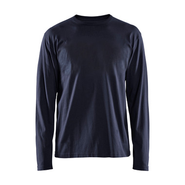 Blaklader Long Sleeve T-shirt - Dark Navy Blue - Size: M