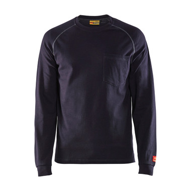 Blaklader FR Long Sleeve T-shirt (13cal) - Navy Blue
