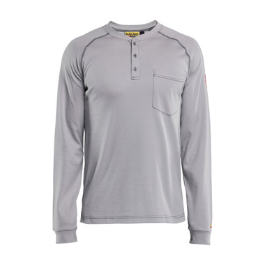 Blaklader FR Light Henley (9.1cal) - Light Grey - Size: XXXL