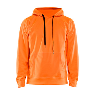 Blaklader 3449 Hooded Sweatshirt - Orange - Size: XL