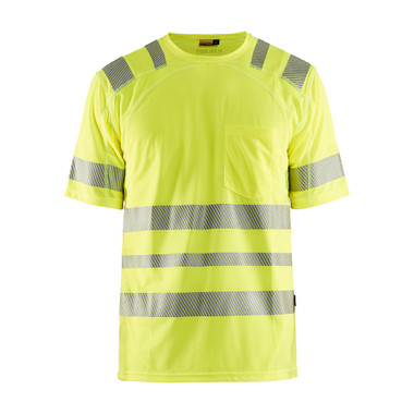 Blaklader Hi-Vis Short Sleeved T-Shirt - Yellow - Size: XL