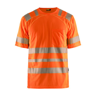 Blaklader Hi-Vis Short Sleeved T-Shirt - Orange - Size: XL