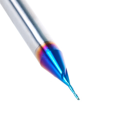 Amana Tool 48333-K SC Spektra Extreme Tool Life Coated Spiral Plunge 1/32 Dia x 1/8 CH x 1/4 SHK 2 Inch Long Up-Cut Router Bit