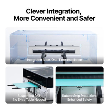 xTool XT-P0101000117 Intelligent Conveyor Feeder for P3 - Standard-59"