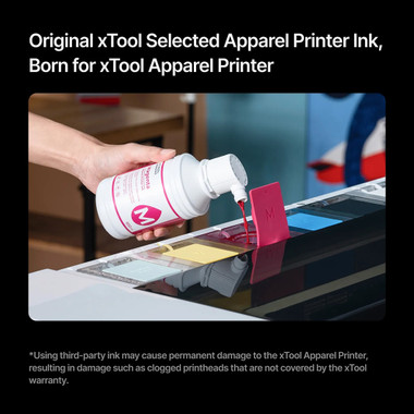 xTool XT-P5020887 Cyan Apparel Printer Ink 500ml