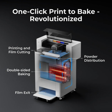 xTool XT-P1030672 Apparel Printer: One Click DTF Printer, Effortless Customization for Business - Versatile Bundle