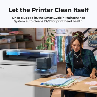 xTool XT-P1030672 Apparel Printer: One Click DTF Printer, Effortless Customization for Business - Versatile Bundle
