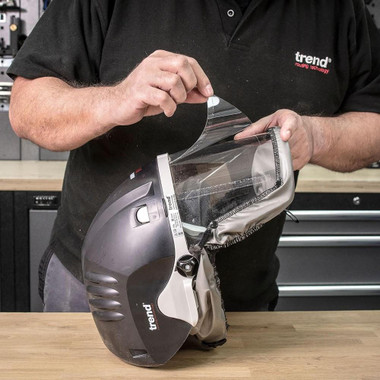 Trend Airshield Pro Clear Replacement Visor Overlays, Pack of 10, Keeps Your Airshield Pro Visor In Top Working Condition, AIR/P/3C