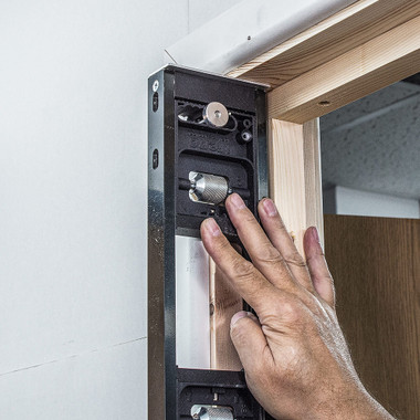 Trend 9ft AnyDoor Butt Hinge Template Kit, Quickly and Accurately Recess Square and Radius Hinges in Timber Doors & Frames, H/JIG/D9