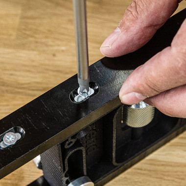 Trend 9ft AnyDoor Butt Hinge Template Kit, Quickly and Accurately Recess Square and Radius Hinges in Timber Doors & Frames, H/JIG/D9