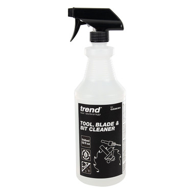 Trend Tool Blade and Bit Cleaner, 32 fl oz, Advanced Formula for Resin, Pitch, and Rust Removal, Non-Toxic and Non-Flammable with Rust Protection, CLEAN/900