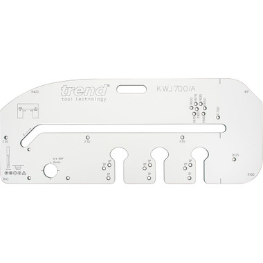 Trend 27-1/2 Inch Kitchen Worktop Routing Jig, Mason Mitre Joints in Chipboard, Timber and Compact Laminate, KWJ700/A