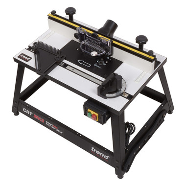 Trend Portable Benchtop Router Table with Robust Construction for Workshop & Site Use, 120V (NVR Switch Not Included), CRT/MK3