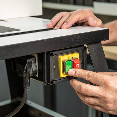 Trend Portable Benchtop Router Table with Robust Construction for Workshop & Site Use, 120V (NVR Switch Not Included), CRT/MK3