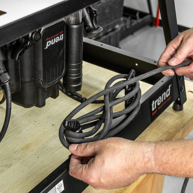Trend Portable Benchtop Router Table with Robust Construction for Workshop & Site Use, 120V (NVR Switch Not Included), CRT/MK3