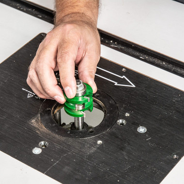 Trend Portable Benchtop Router Table with Robust Construction for Workshop & Site Use, 120V (NVR Switch Not Included), CRT/MK3