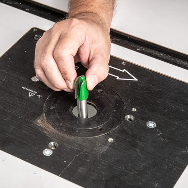 Trend Workshop Router Table, Free-Standing, 120V (NVR Switch Not Included), Precision Engineered, WRT