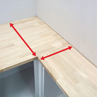 Trend Professional 27-1/2 Inch Multi-Material Worktop Jig, Mason Mitre Joints, Front Edge Alignment, KWJ700/PRO