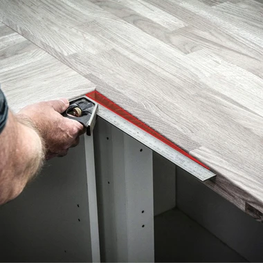 Trend Professional 27-1/2 Inch Multi-Material Worktop Jig, Mason Mitre Joints, Front Edge Alignment, KWJ700/PRO