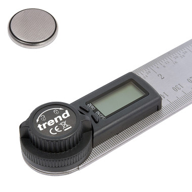 Trend 7 Inch Digital Angle Finder Ruler for Precise Internal and External Angle Measurements, DAR/200