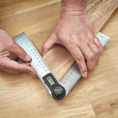 Trend 7 Inch Digital Angle Finder Ruler for Precise Internal and External Angle Measurements, DAR/200