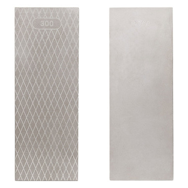 Trend New Diamond Sharpening Stone Kit, 8 x 3 Inch Double Sided (300/1000 Grit) Bench Stone with Pouch, Cleaning Block & Non-Slip Mat, DWS/CP8/FC/A