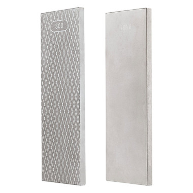 Trend New Diamond Sharpening Stone Kit, 8 x 3 Inch Double Sided (300/1000 Grit) Bench Stone with Pouch, Cleaning Block & Non-Slip Mat, DWS/CP8/FC/A