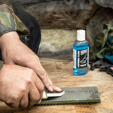 Trend New Diamond Sharpening Stone Kit, 8 x 3 Inch Double Sided (300/1000 Grit) Bench Stone with Pouch, Cleaning Block & Non-Slip Mat, DWS/CP8/FC/A