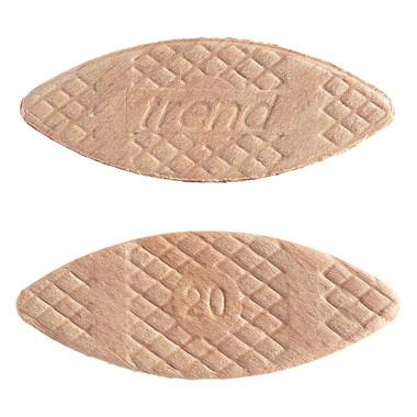 Trend 100pcs Beechwood Joining Biscuits (No. 20) for Woodworking, Joinery, and Furniture Framing, BSC/20/100