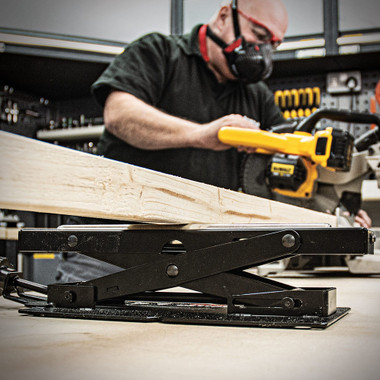 Trend Adjustable Miter Saw Roller Stand, 140 lbs Capacity and Height Adjustment from 2 inches to 6.3 inches, R/STAND/A