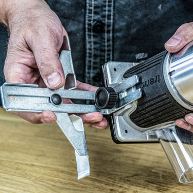 Trend T1 Dual-Base Trim & Plunge Router, 1/4 Inch Collet, 5.5A, 120V, Compact Precision Cutting Woodworking Power Tool, U*T1EPS