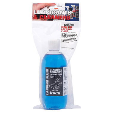 Trend Diamond Abrasive Lapping Fluid, 17 fl oz, Blue, Professional Grade Sharpening Fluid for Optimum Performance, DWS/LF/500
